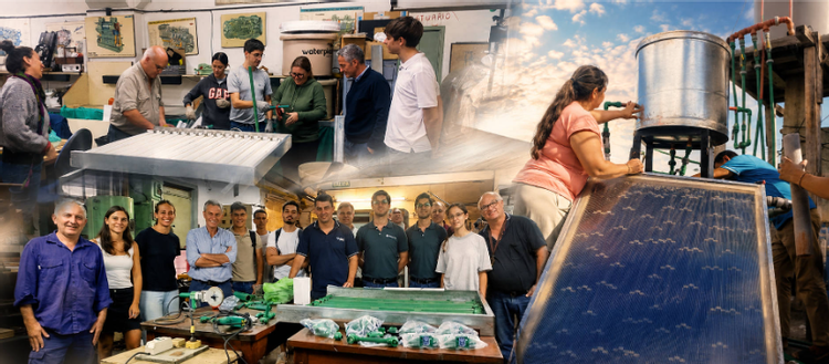 La UBA desarrolló e instaló termotanques solares en la Villa 20