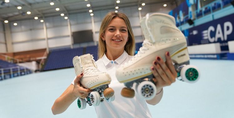 La patinadora que combina el alto rendimiento con Ingeniería en la UBA